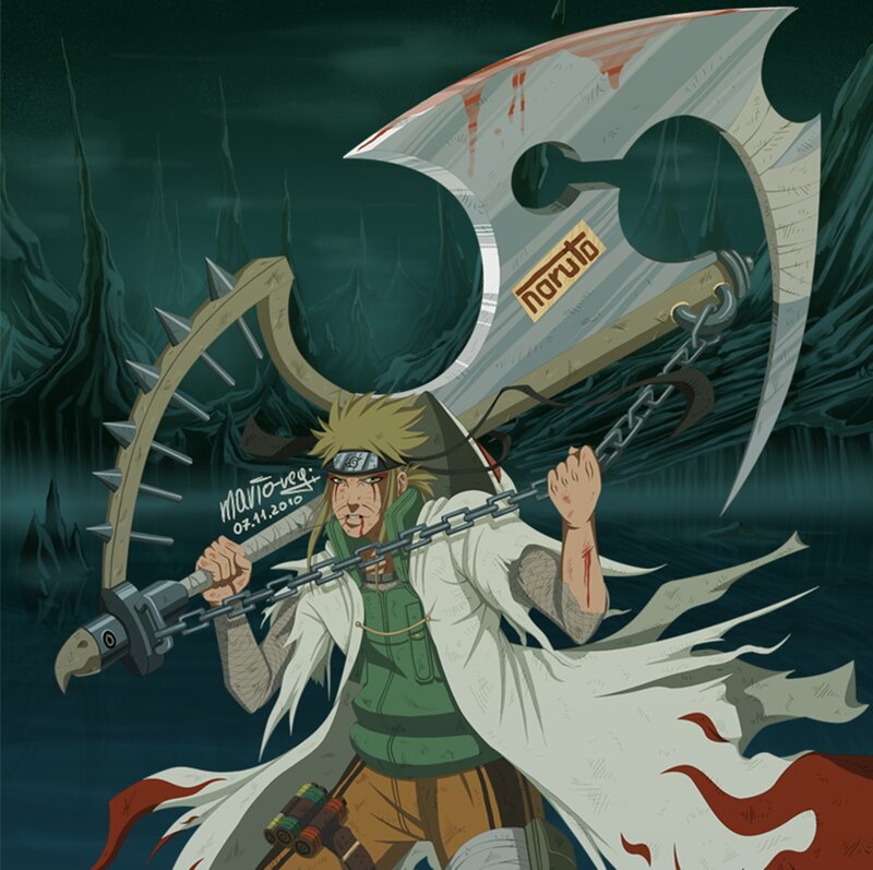 Blonde-haired Warrior — Green