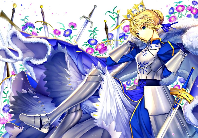 Blonde Knight in Armor — Blue, Dramatic, Spring