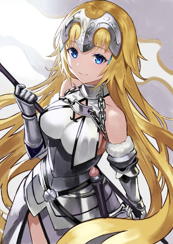 Blonde Knight with Spear — Gold