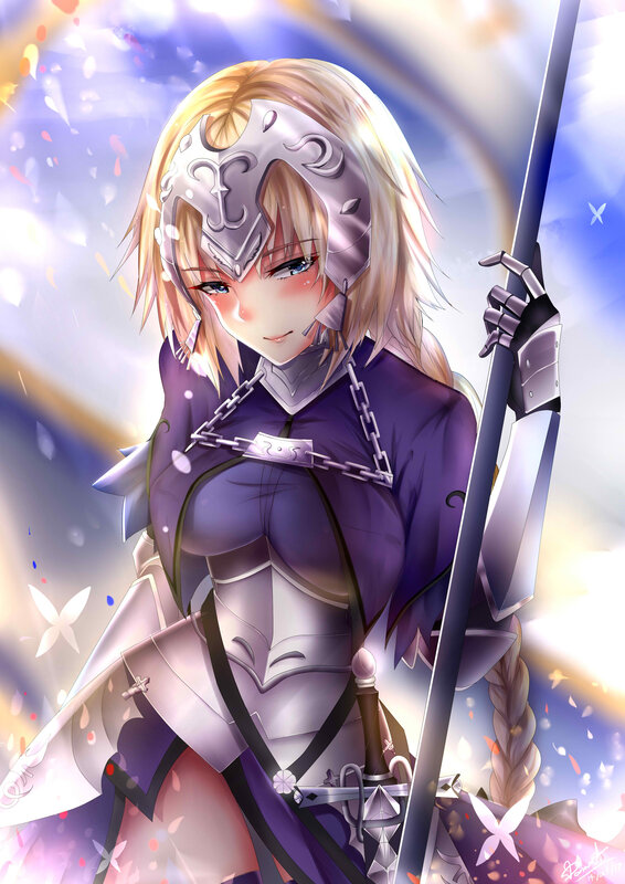 Blonde Knight with Spear