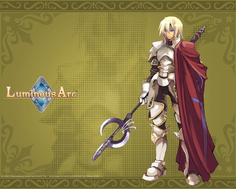 Blonde Knight with Staff