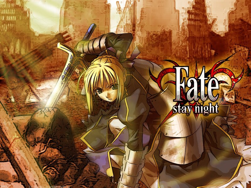 Blonde Knight with Sword — Brown, Dramatic