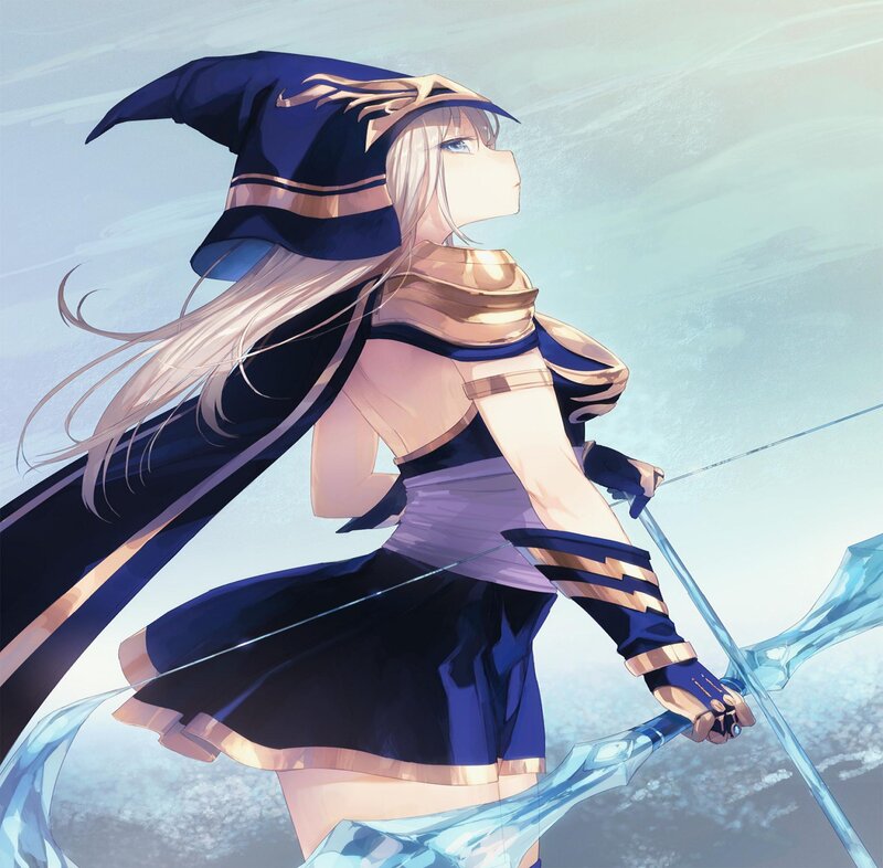 Blonde Mage with Bow