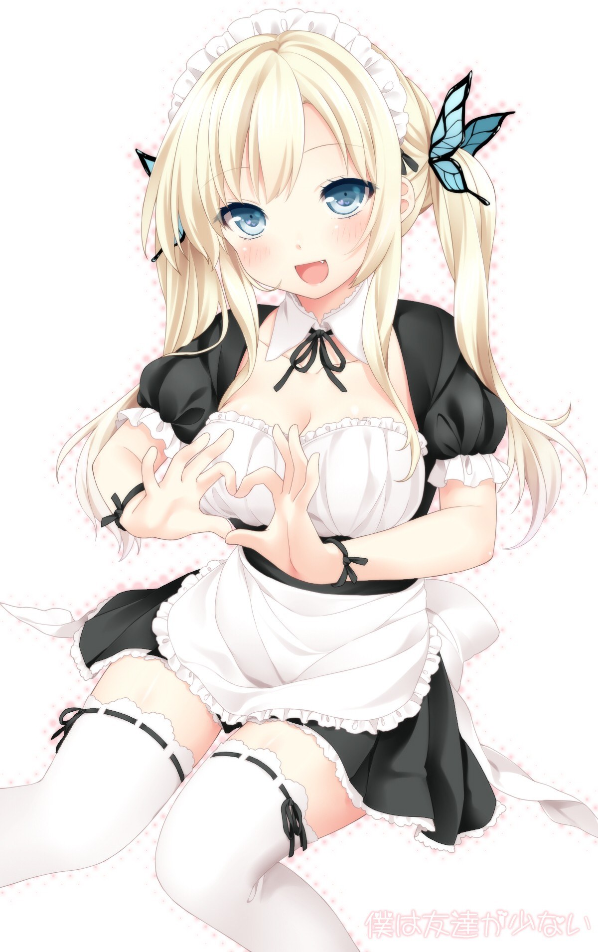 blonde maid character