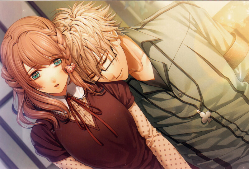 Blonde Man and Brown-haired Woman