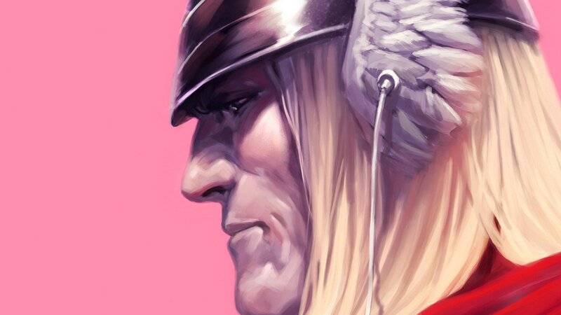 Blonde Man in Helmet