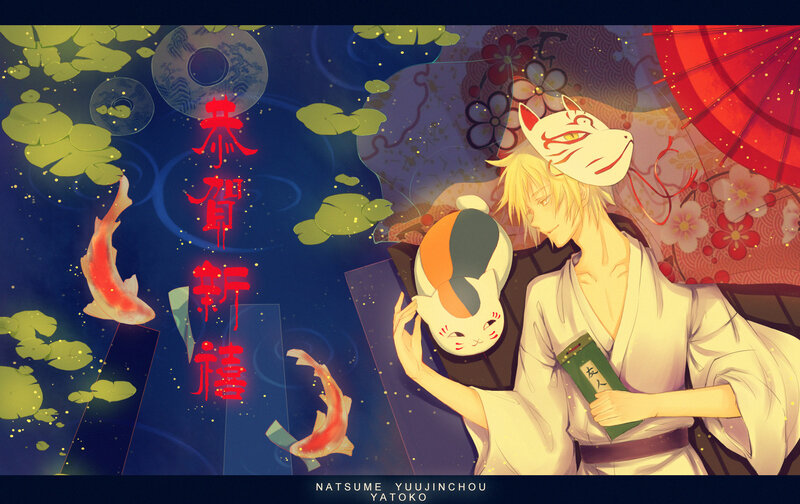 Blonde Man with Fox Mask