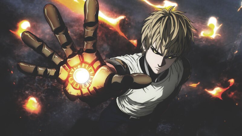 Blonde Man with Glowing Hand — Black