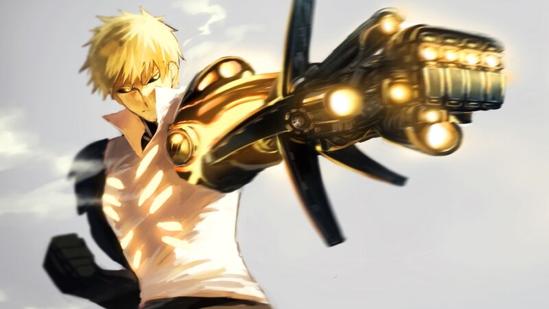 Blonde Man with Mechanical Arm