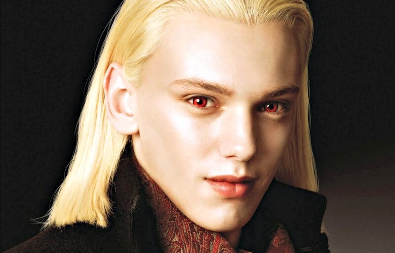 Blonde Man with Red Eyes