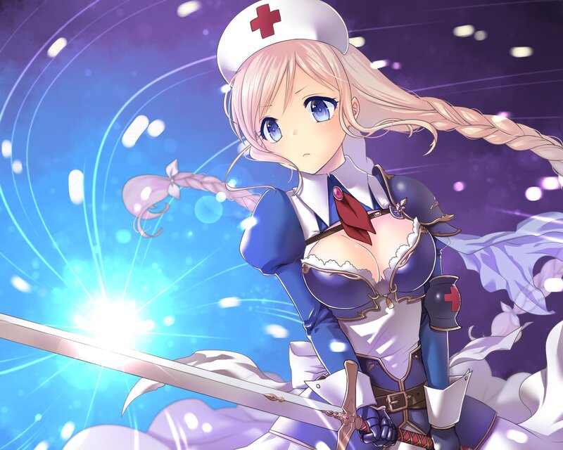 Blonde Nurse Warrior