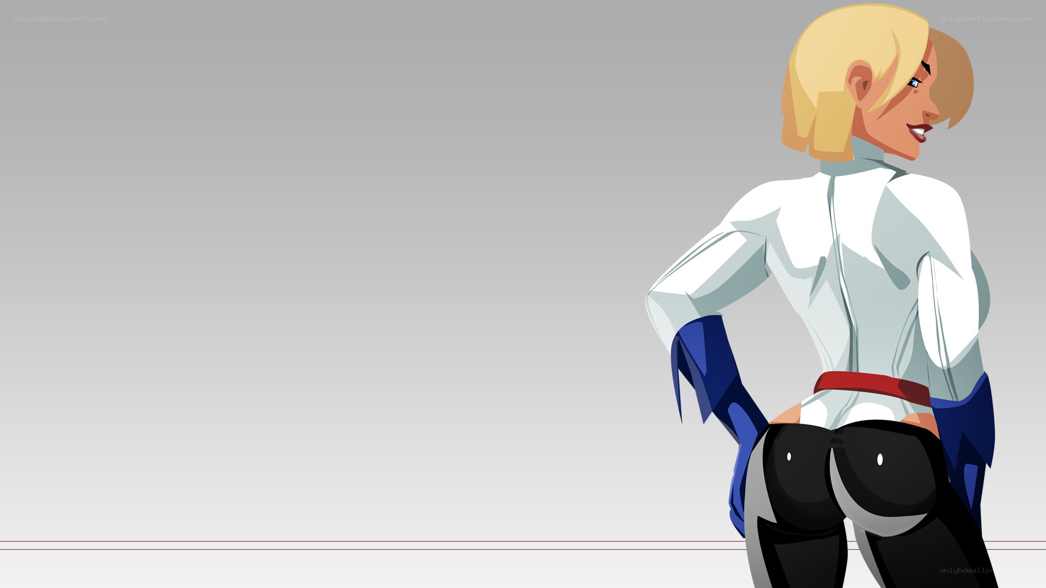 blonde superhero character