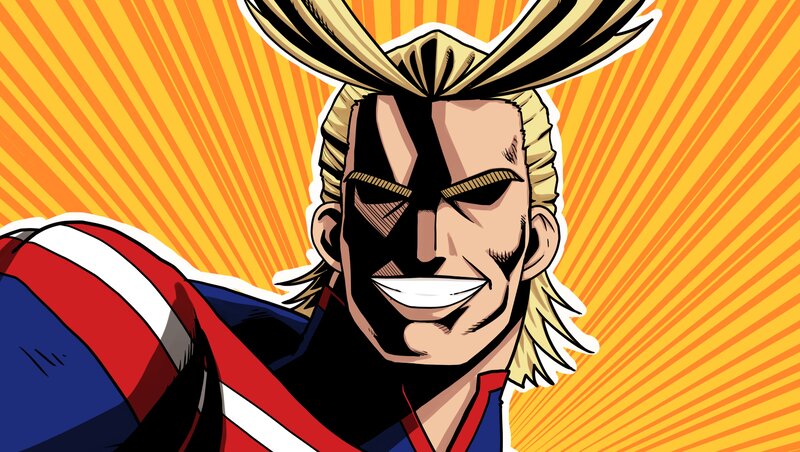 Blonde Superhero Character — Yellow