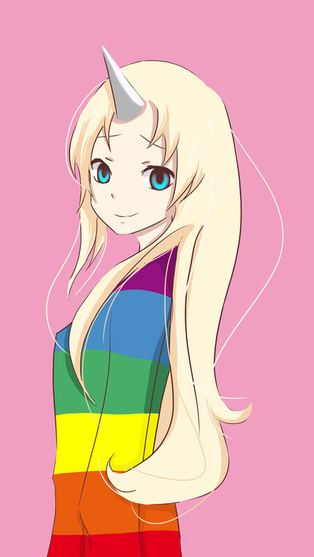 Blonde Unicorn Girl