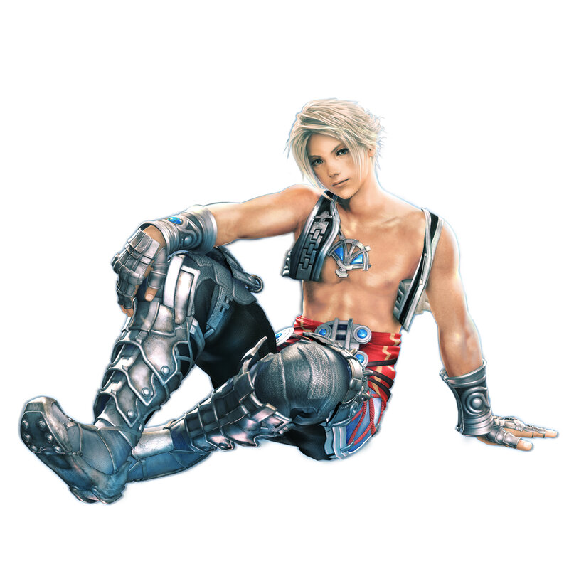 Blonde warrior character art