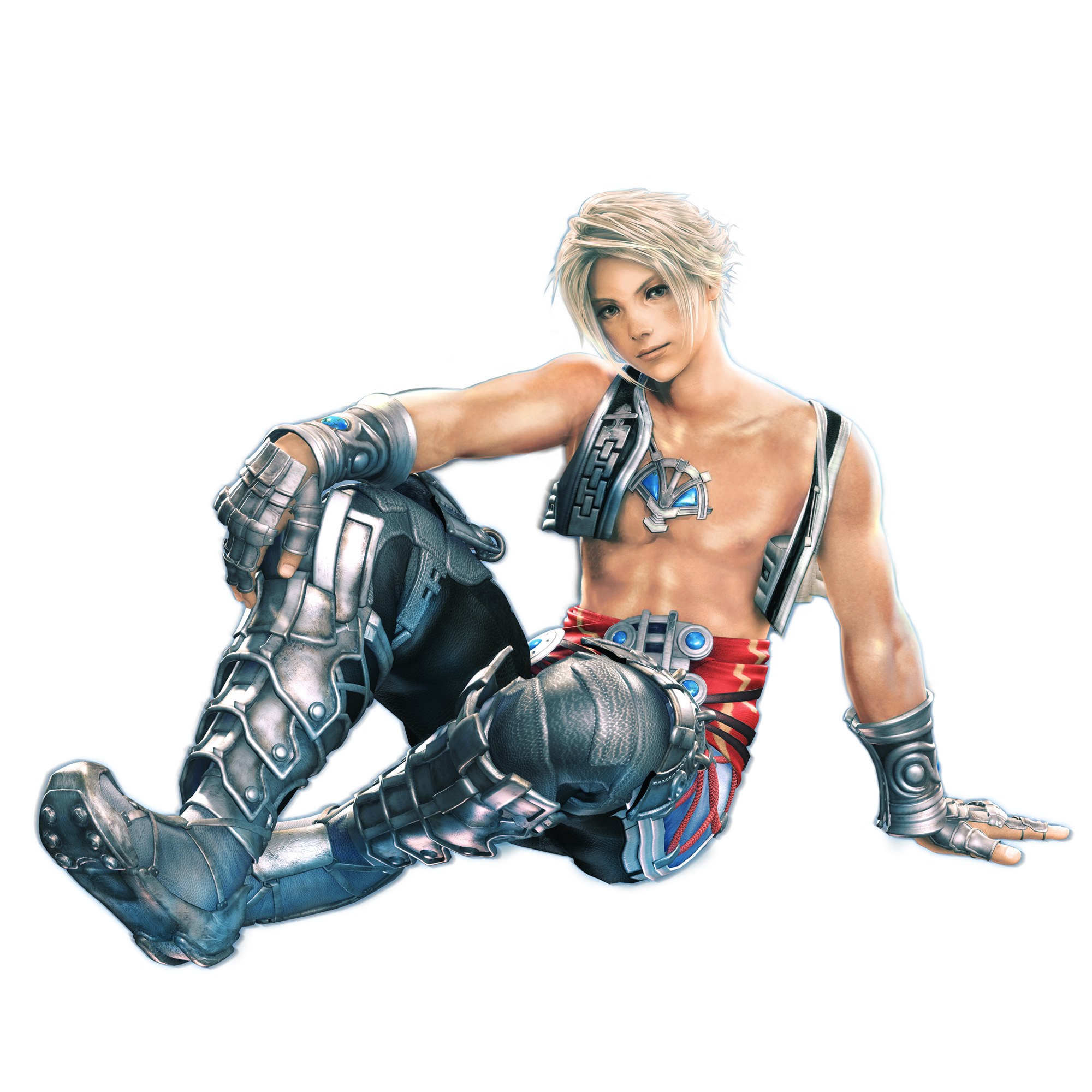 Blonde warrior character art