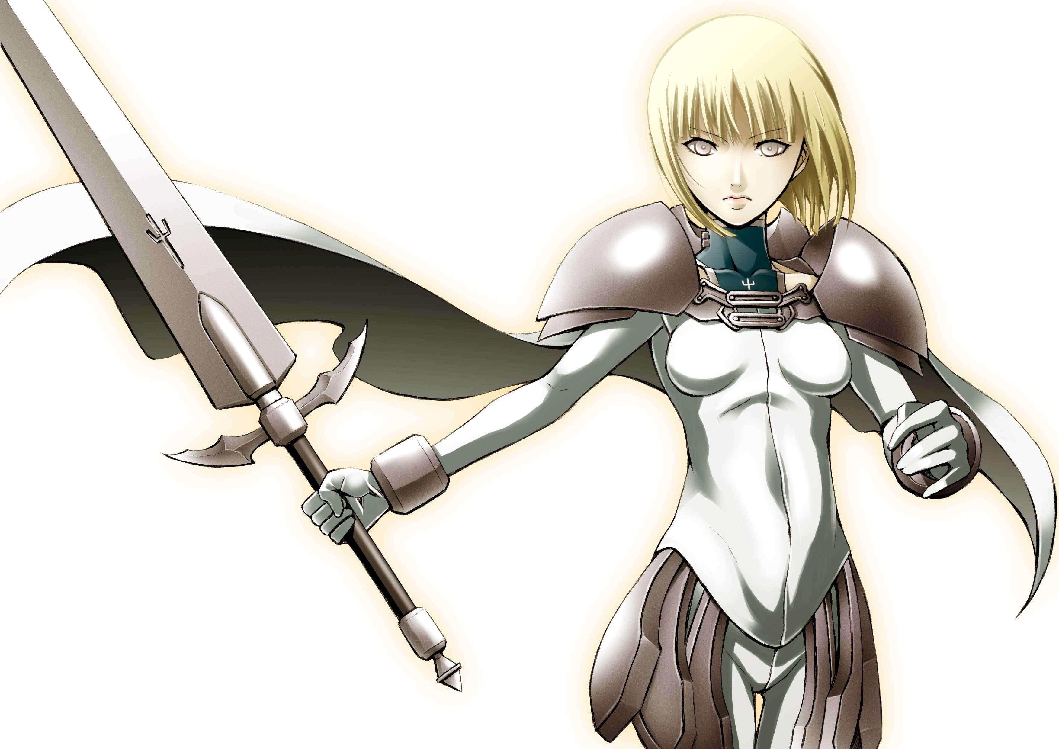blonde warrior with large sword