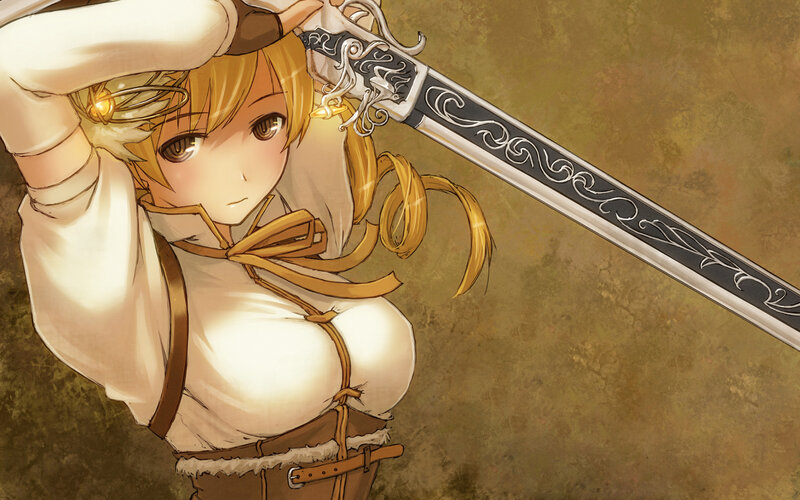 Blonde warrior with ornate sword