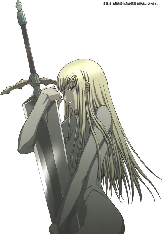 blonde warrior with sword