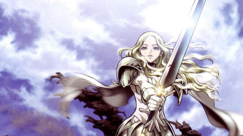 Blonde warrior with sword