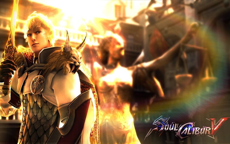 Blonde Warrior with Sword — Gold, Dramatic, Sunset