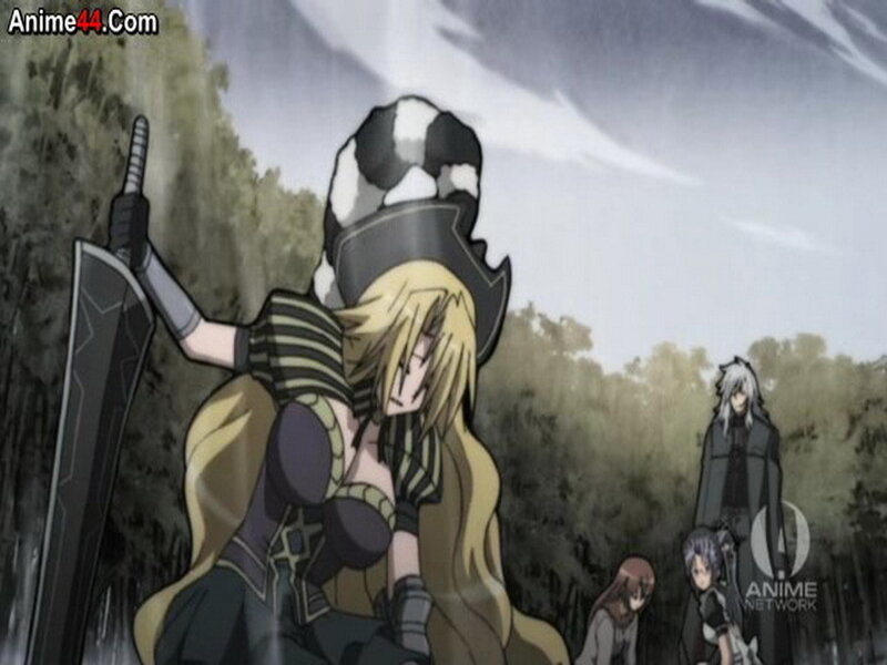 Blonde Warrior with Sword — Green