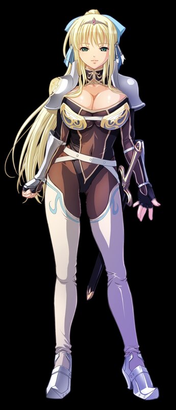 blonde warrior woman character