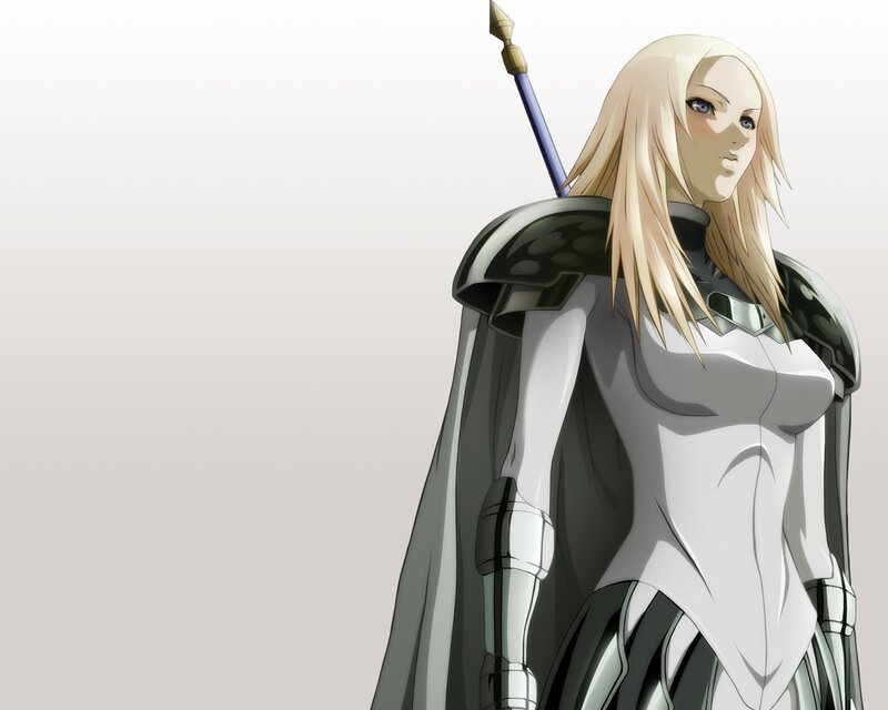 blonde warrior woman