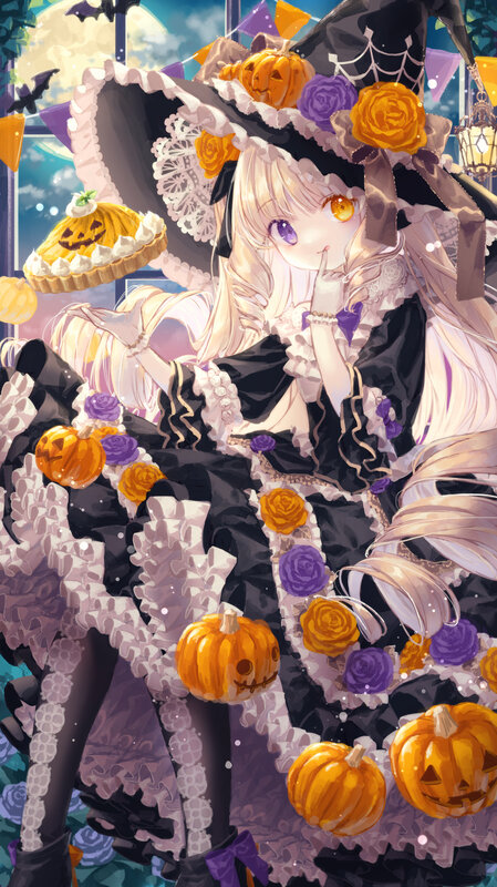 Blonde Witch Girl — Black