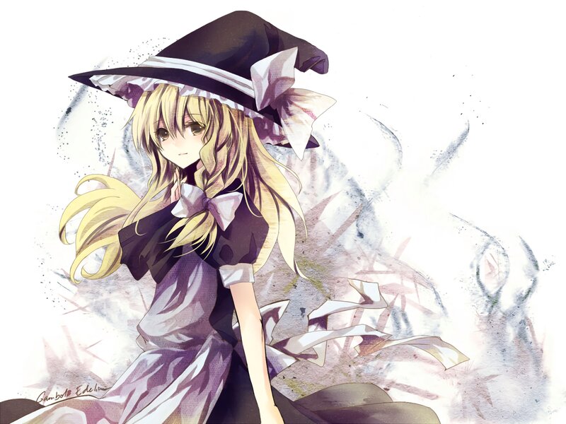 Blonde Witch Girl — Purple, Calm