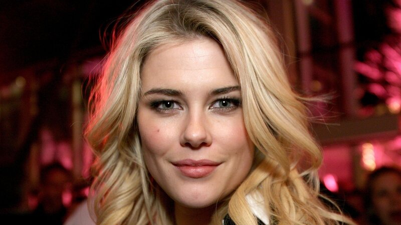blonde woman at event