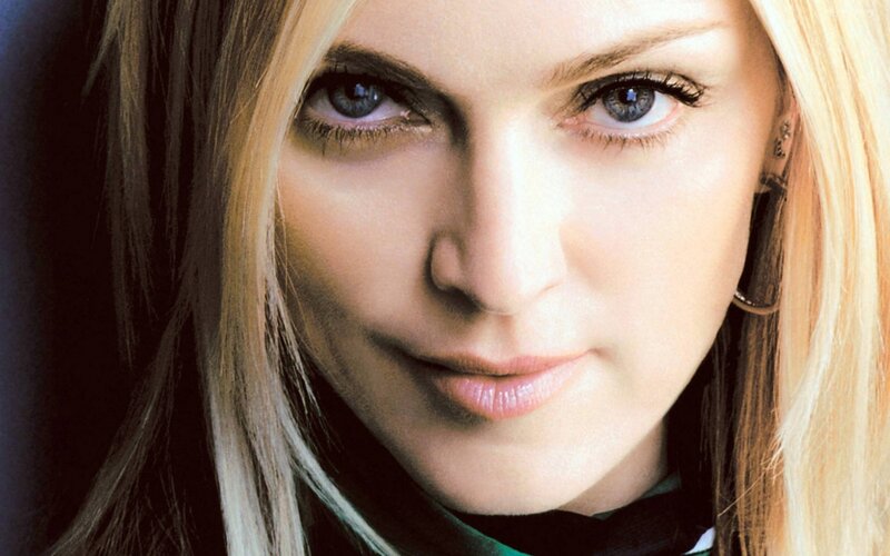 Blonde Woman Close-up — Intense, Photograph