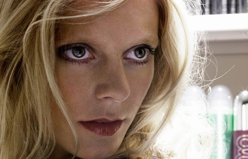 Blonde Woman Close-up — Intense