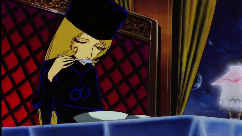 Blonde Woman Eating