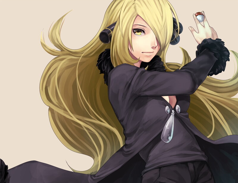 Blonde Woman Holding a Ball