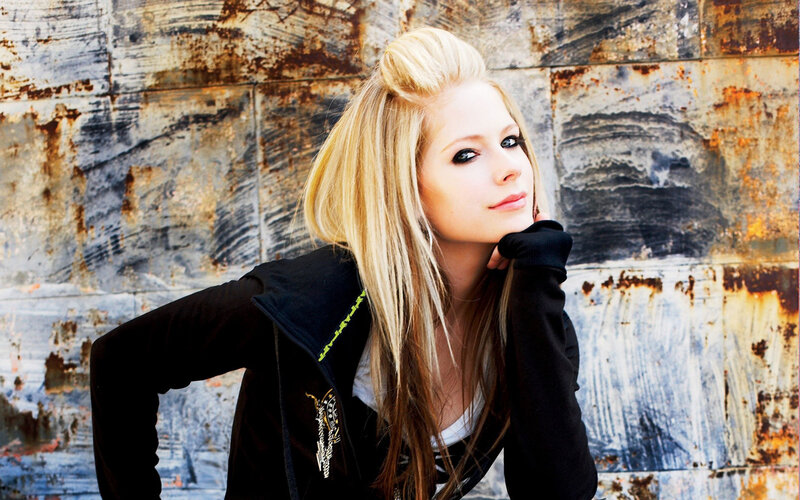 Blonde Woman in Black Jacket — Confident