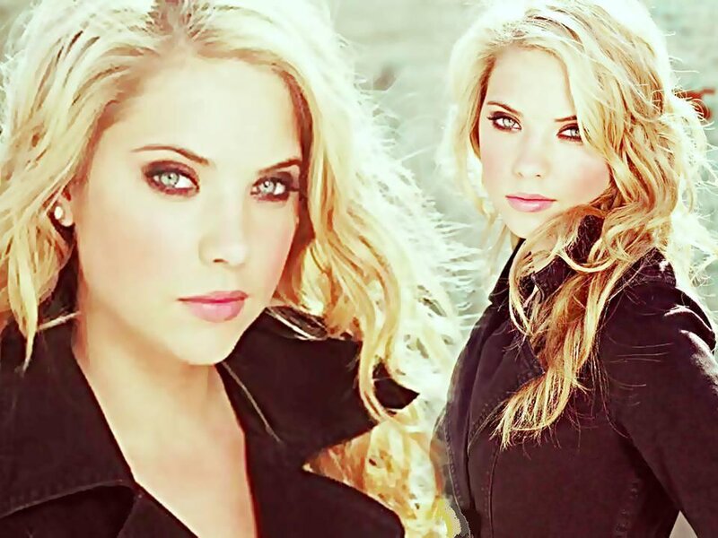 Blonde Woman in Black Jacket — Serious