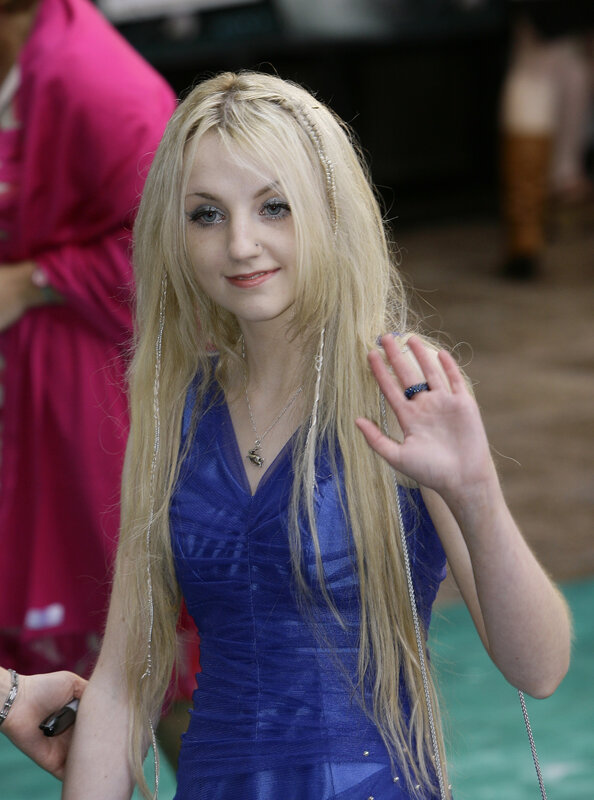 Blonde Woman in Blue Dress — Casual