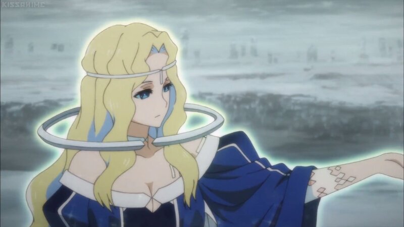 Blonde Woman in Blue Robe — Dramatic