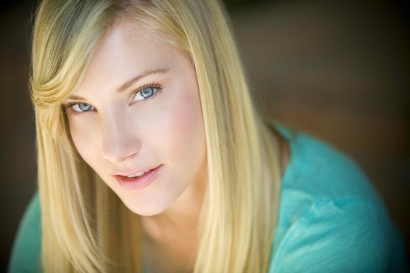 Blonde Woman in Blue Shirt — Calm