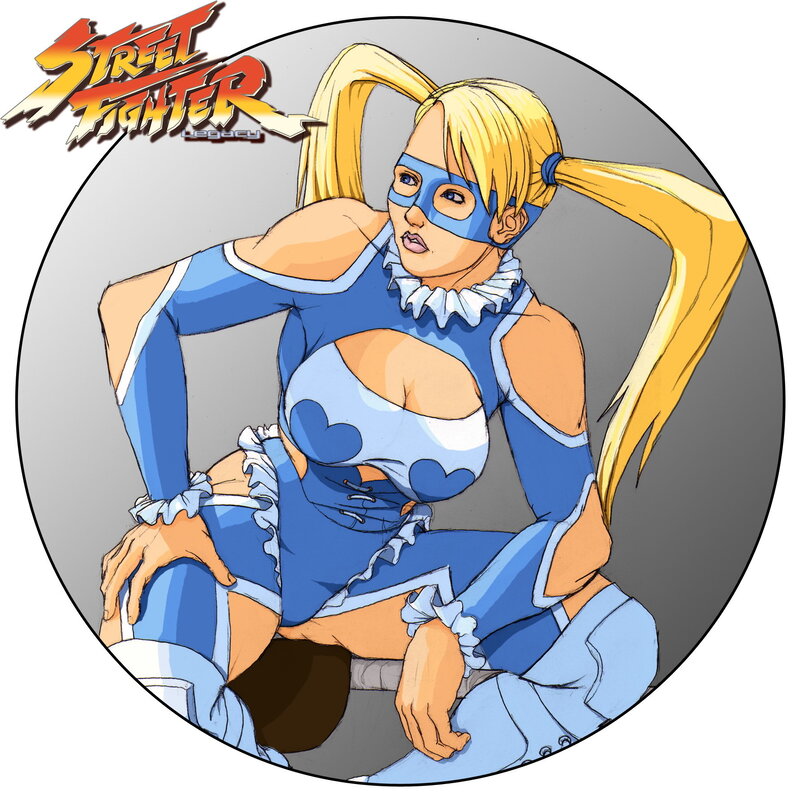 Blonde Woman in Blue Suit — Confident