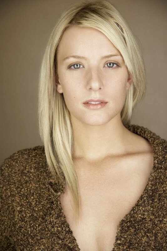 Blonde Woman in Brown Sweater — Neutral, Photograph