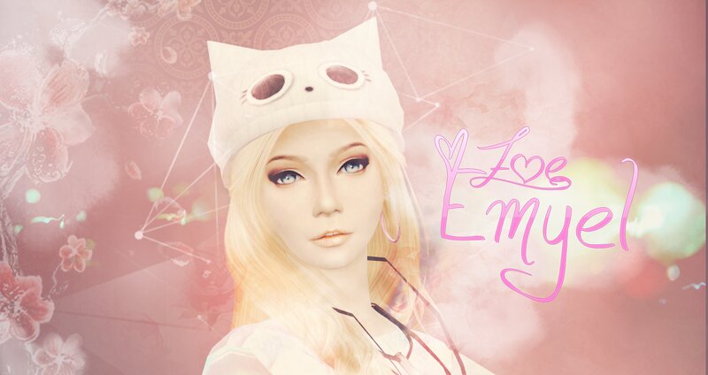 Blonde Woman in Cat Hat