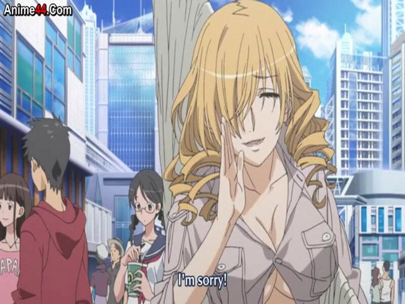 Blonde Woman in City