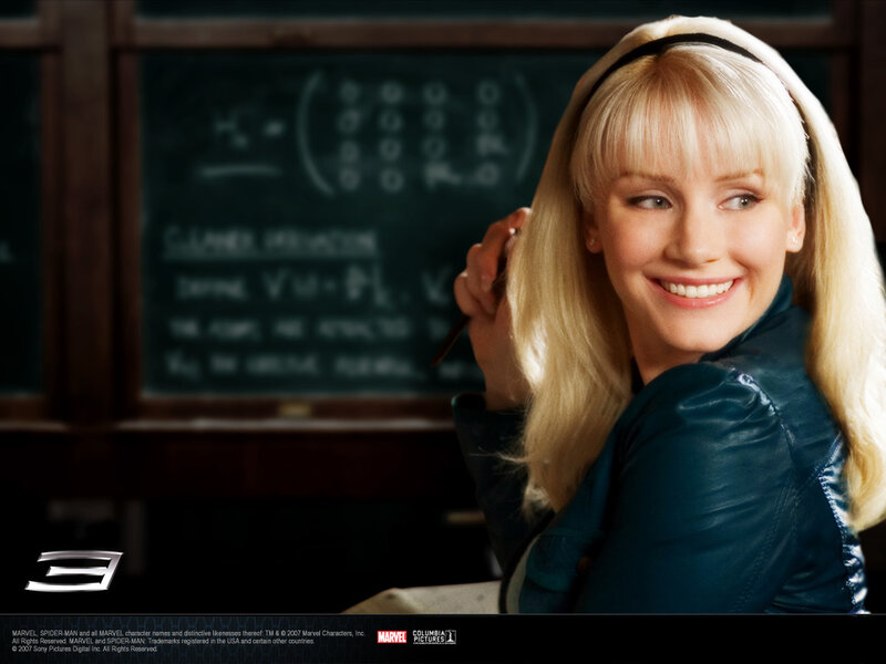 Blonde Woman in Classroom — Blue