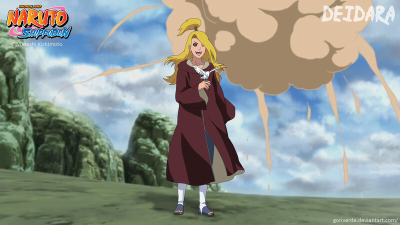 Blonde Woman in Cloak