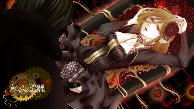 Blonde Woman in Coffin