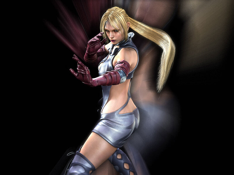 Blonde Woman in Combat Gear