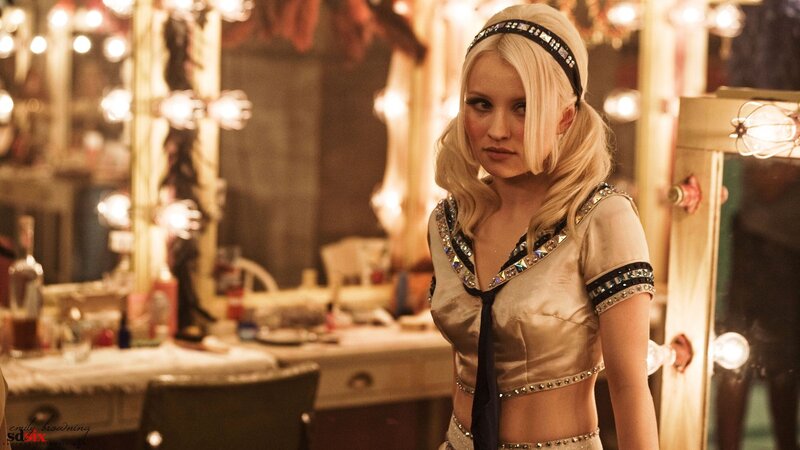 blonde woman in costume