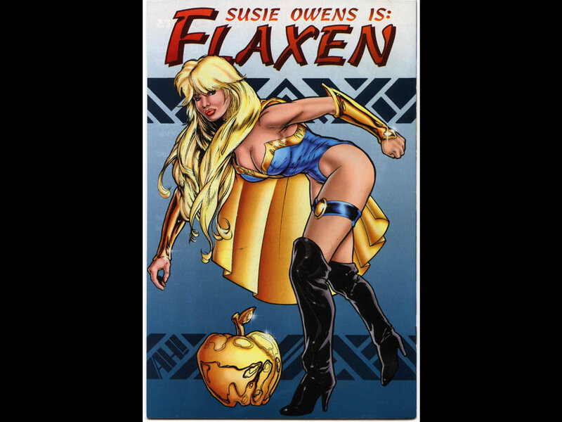 Blonde Woman in Costume — Blue